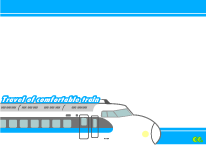 プリント素材 便せん Travel of Comfortable train（新幹線0系こだま）