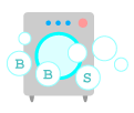 ウェブ素材 ボタン 洗濯機