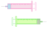 ウェブ素材 背景 注射器