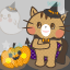 プリント素材ハロウィン便せん